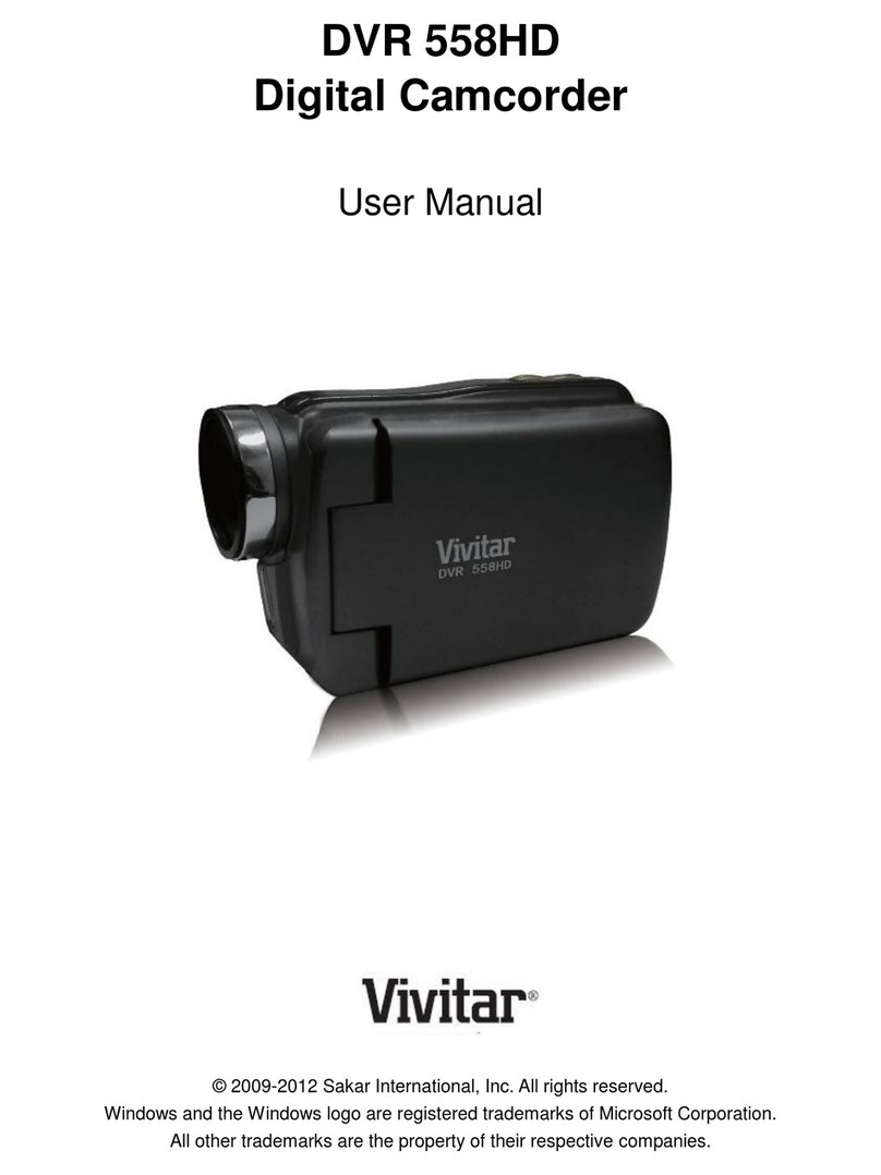 Vivitar DVR 558HD User manual