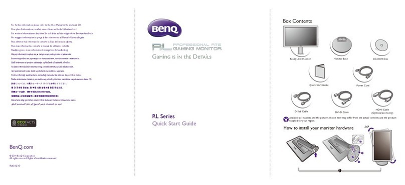 BenQ rl2460ht User manual