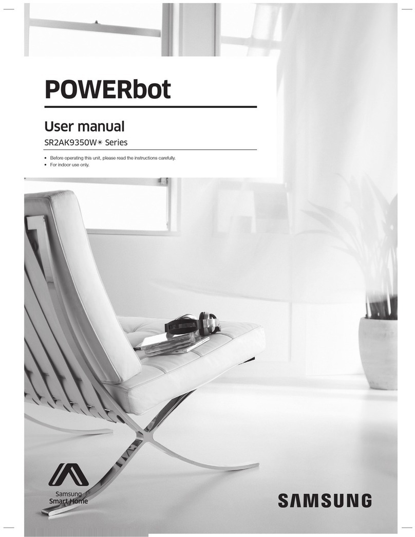 Samsung POWERbot SP2AK9350W series user manual