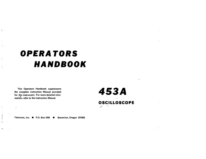 Tektron 453A Operator's handbook
