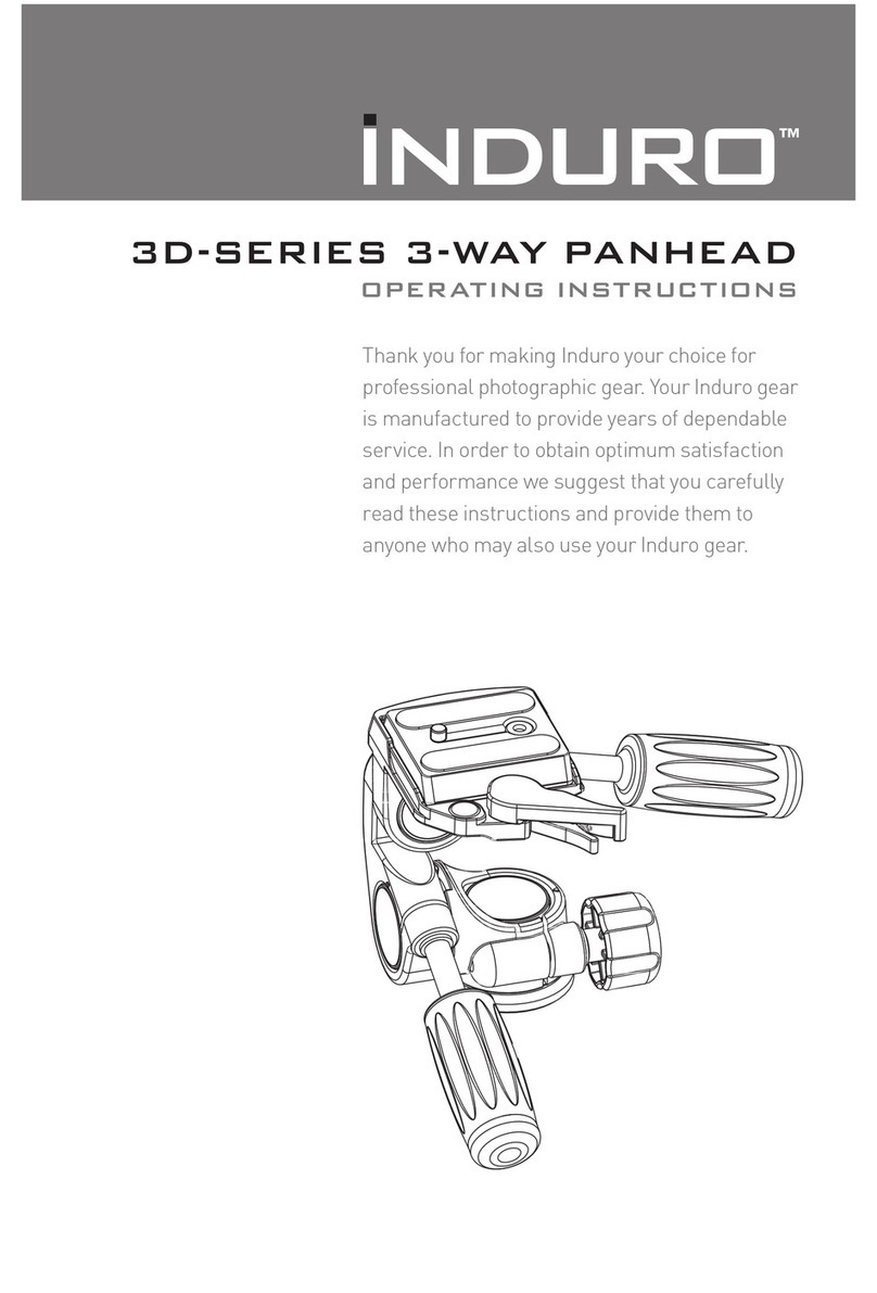 Induro 3D-S-01 operating instructions