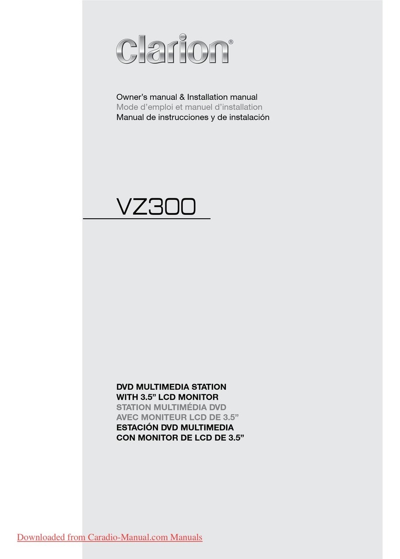 Clarion VZ300 Repair manual
