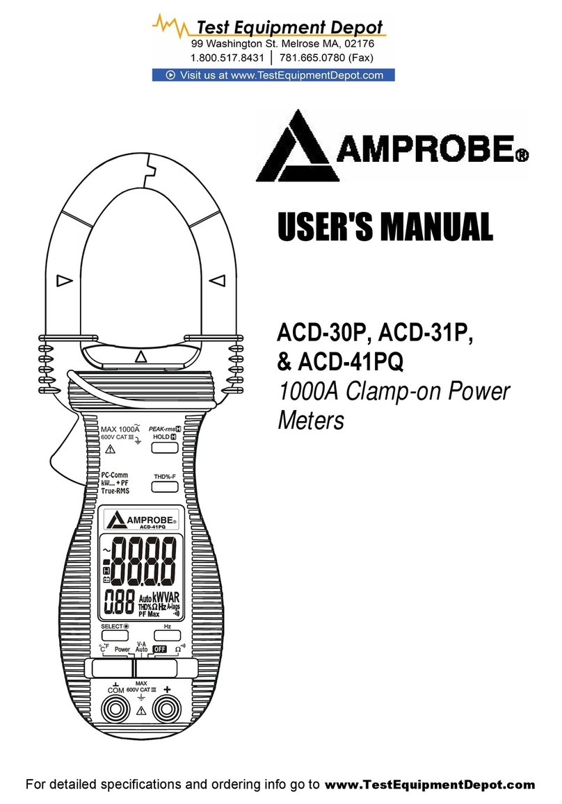 Amprobe ACD-30P User manual