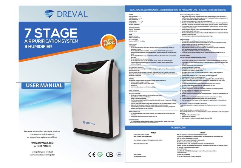 DREVAL OLS-K05 user manual