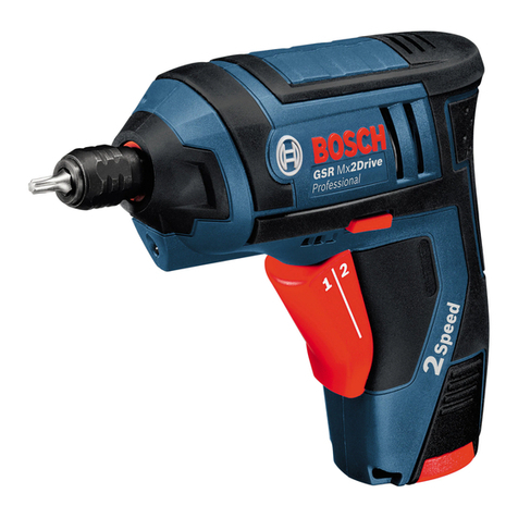 Bosch GSR Mx2Drive Professional User manual