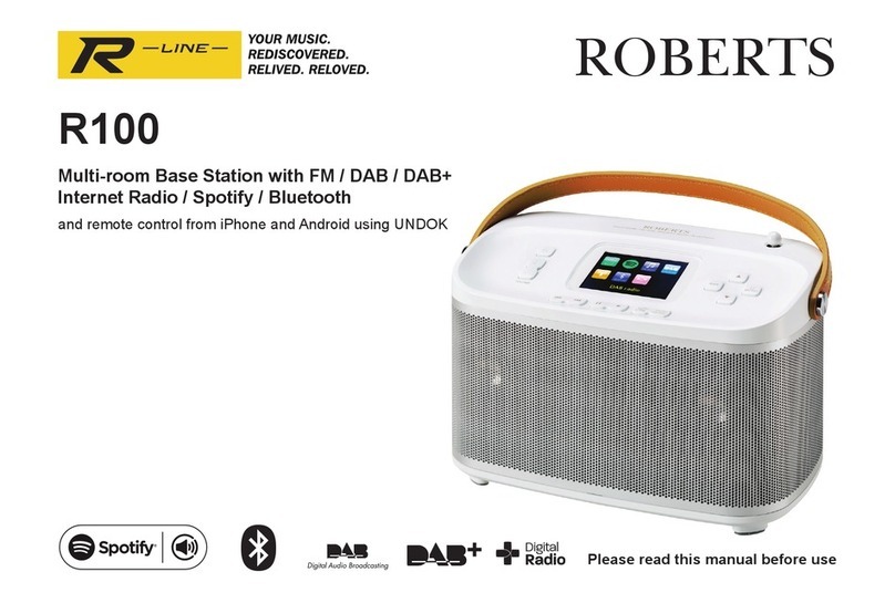 Roberts R100 User manual
