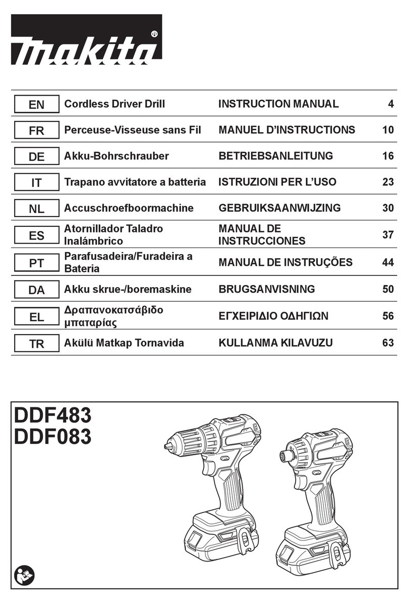 Makita DDF483 instruction manual