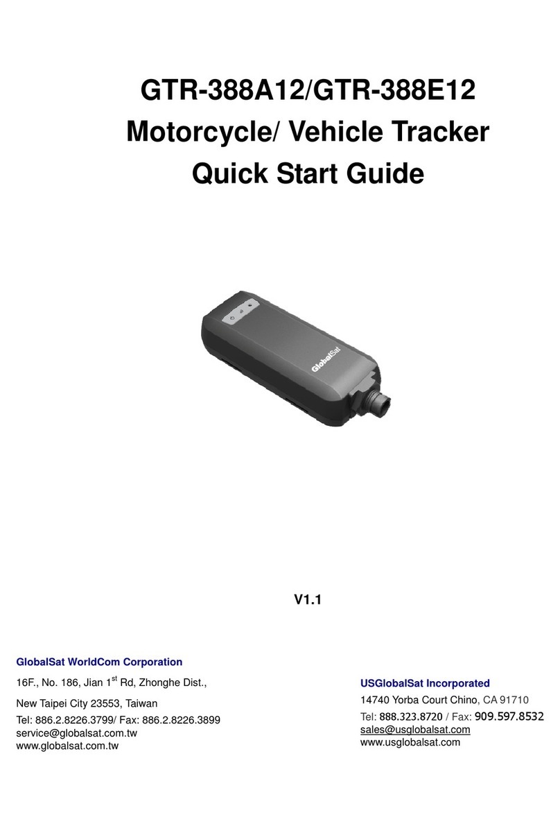 Global Sat GTR-388A12 quick start guide