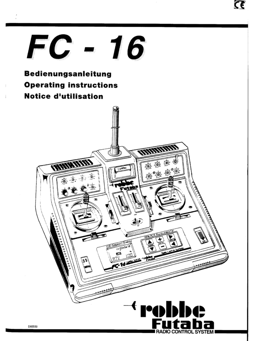 ROBBE-Futaba FC-16 Operating	 instruction