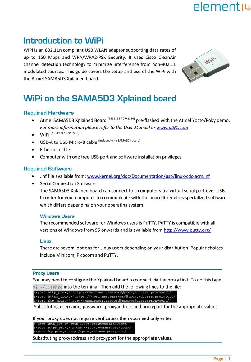 Element14 wipi user manual