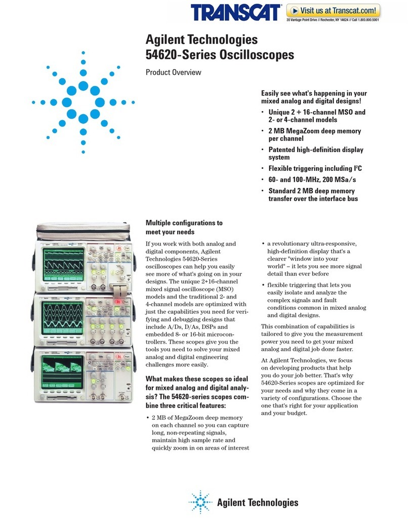 Agilent Technologies 54620 Series Operating and safety instructions