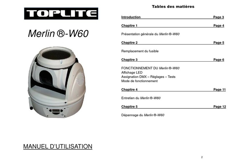 TopLite International Merlin-W60 Operation manual