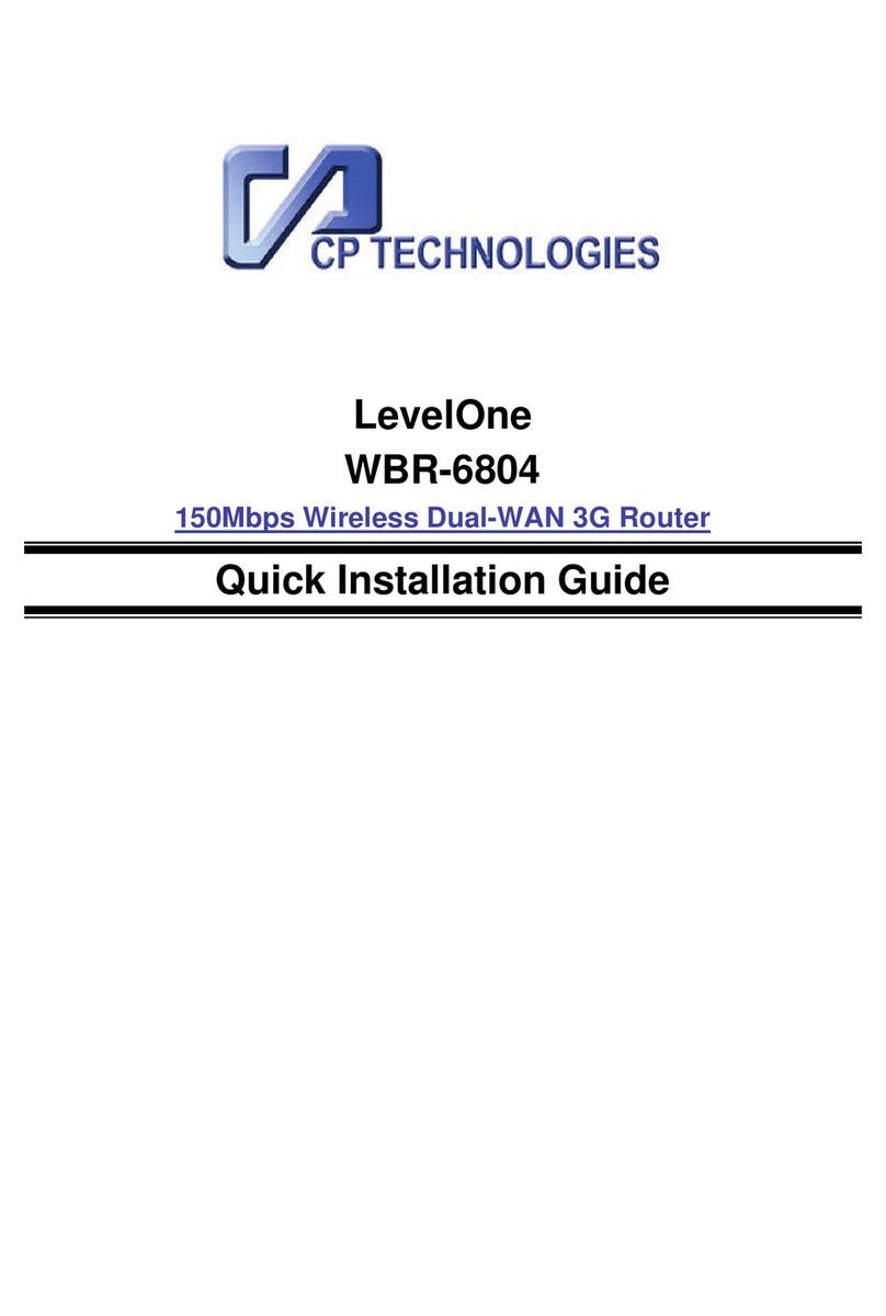 CP TECHNOLOGIES WBR-6804 Quick installation guide CP TECHNOLOGIES WBR-6804 Quick installation guide