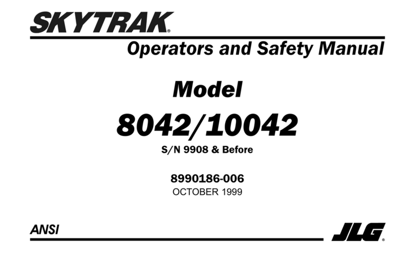 Skytrak 8042 Operator's manual