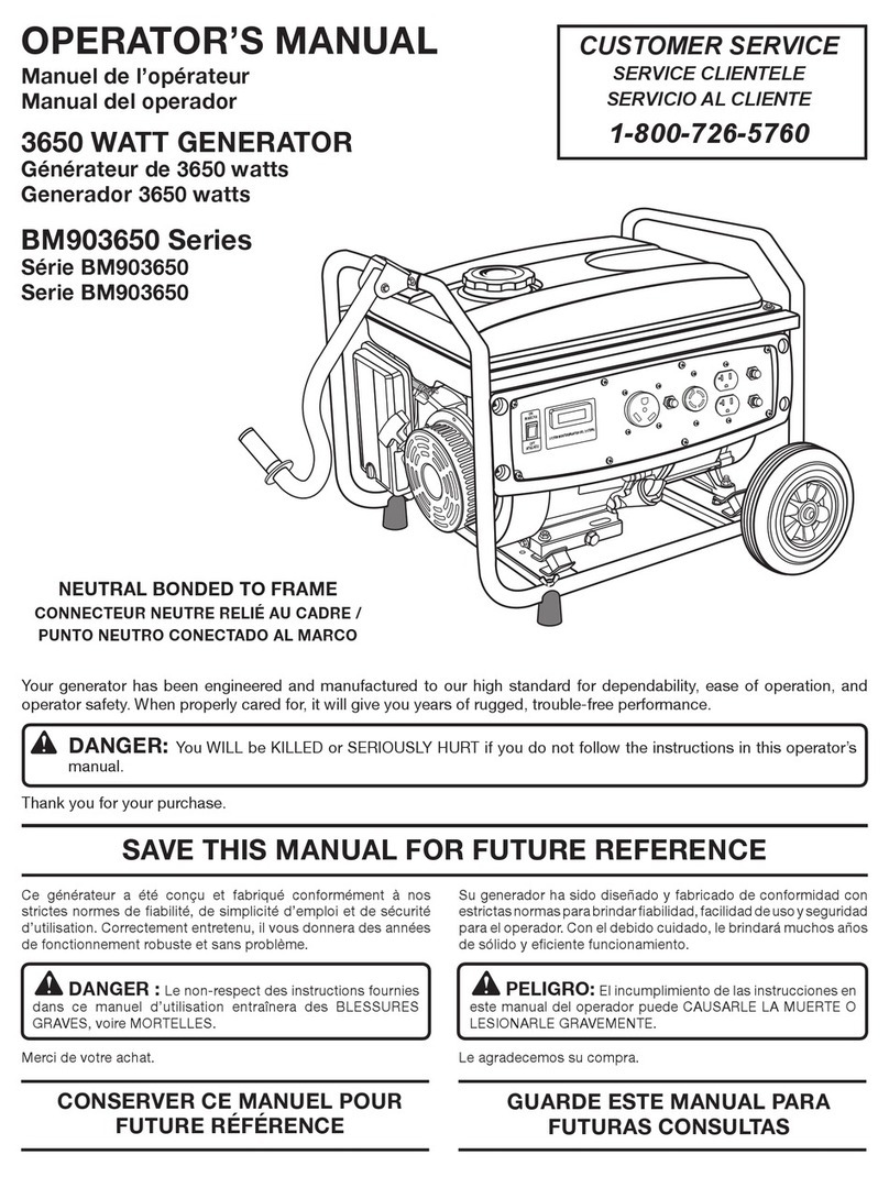 Black Max BM903650 Series User manual