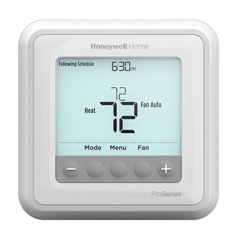 Honeywell Lyric T6 Pro Wi-Fi installation instructions