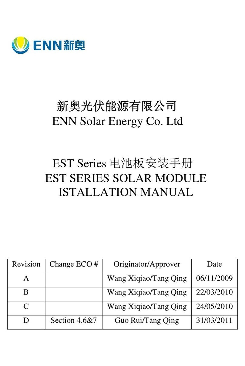 ENN Solar Energy EST-110 installation manual ENN Solar Energy EST-110 installation manual