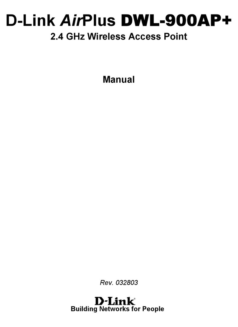 D-Link AirPlus DWL-900AP+ User manual D-Link AirPlus DWL-900AP+ User manual