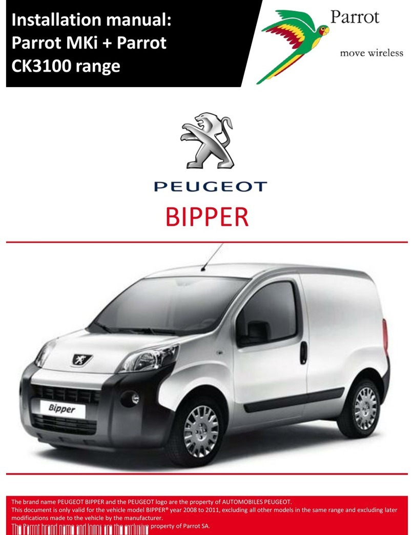 Parrot CK3100 Series installation manual