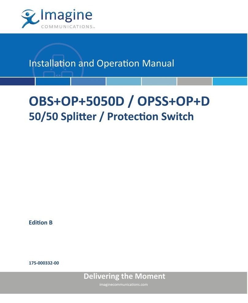 Imagine OPSS+OP+D Installation and operator's manual