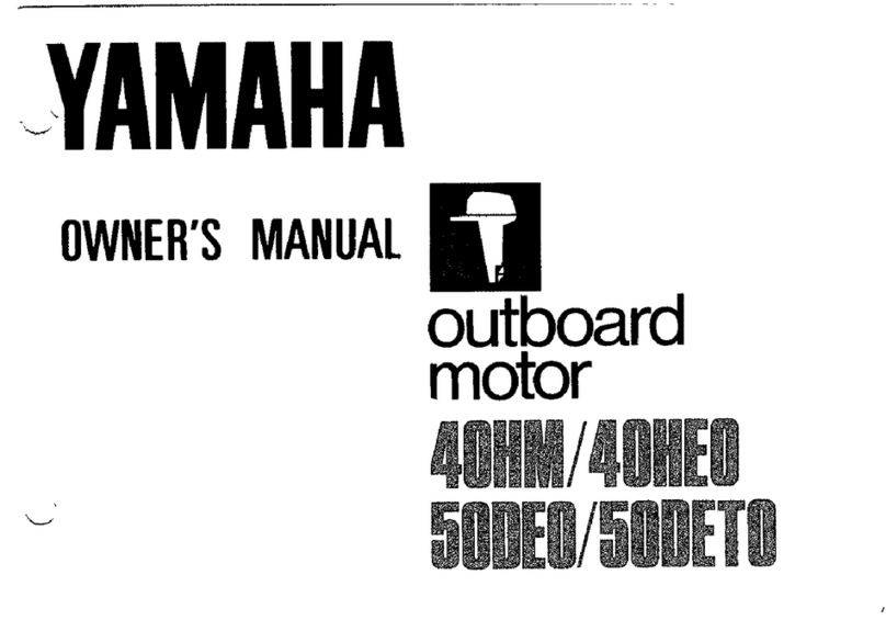 Yamaha 50DETO owner's manual