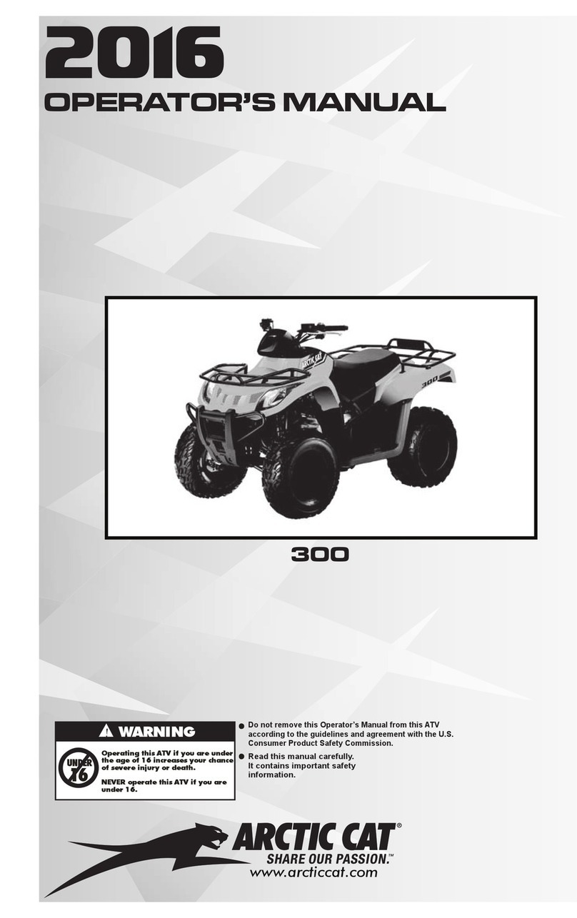 Arctic Cat 300 Utility Operator's manual