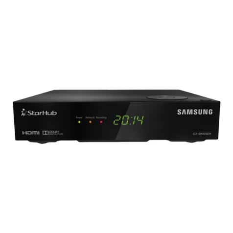 Samsung Fibre TV Set-Top Box User manual