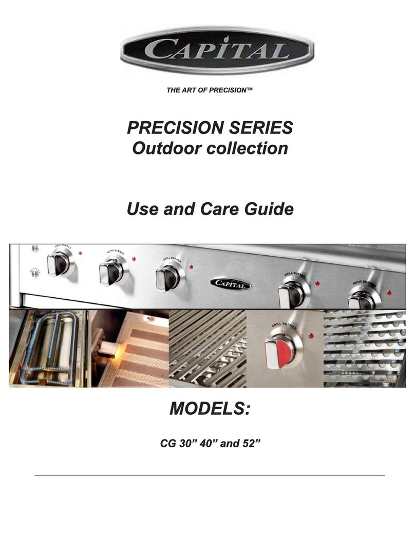 Capital CG30RFS-NG Use and care guide