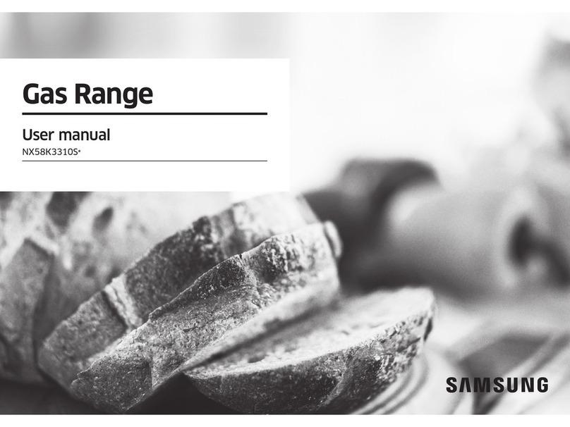 Samsung NX58K3310S series user manual