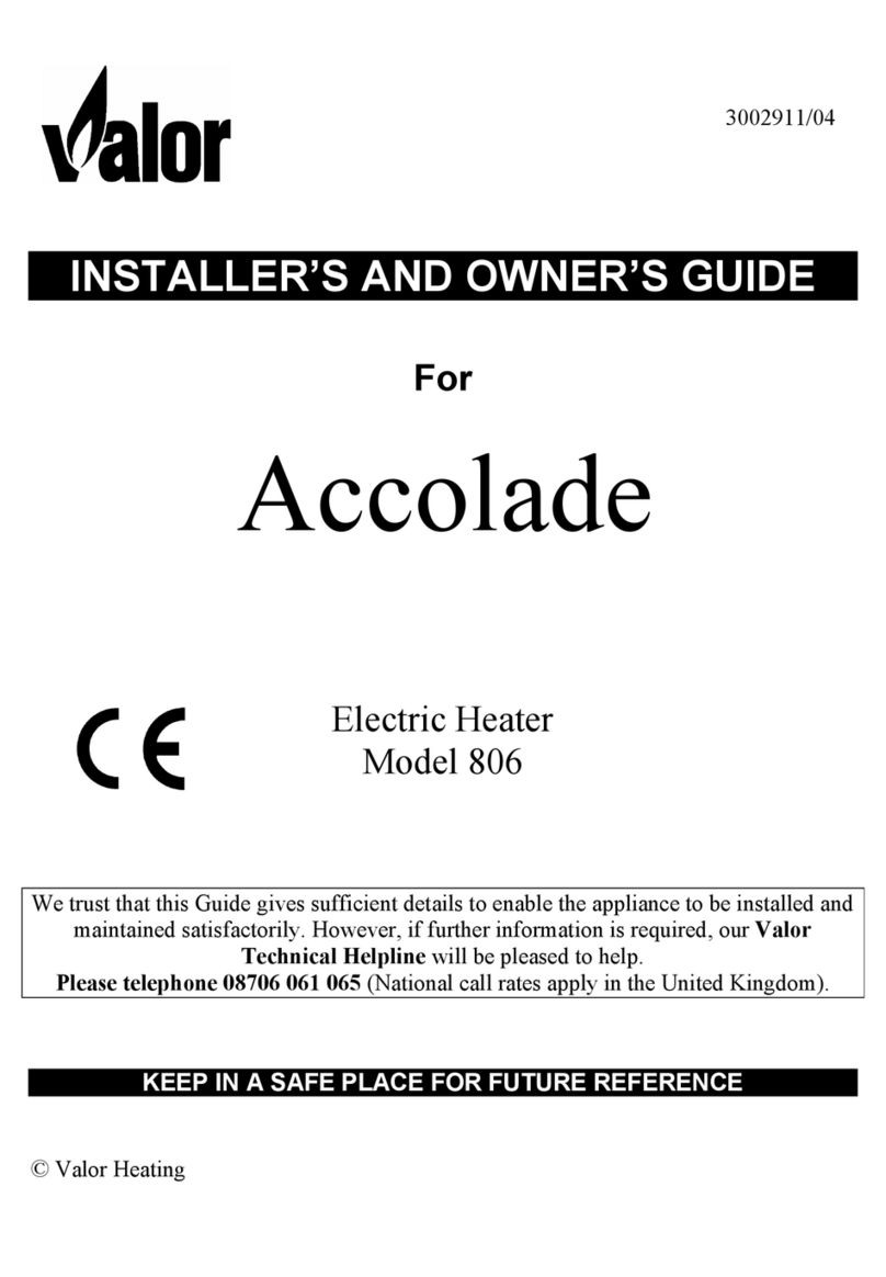 Valor accolade 806 User manual