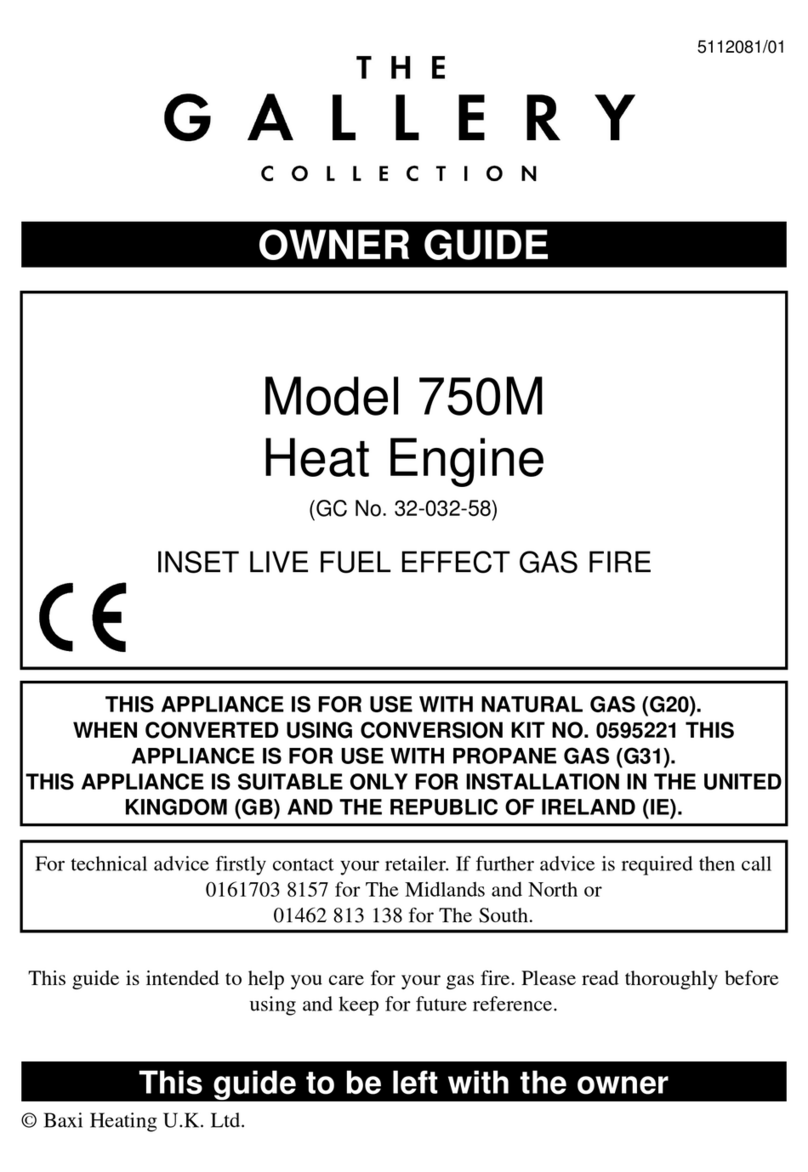 Baxi 750M owner's guide