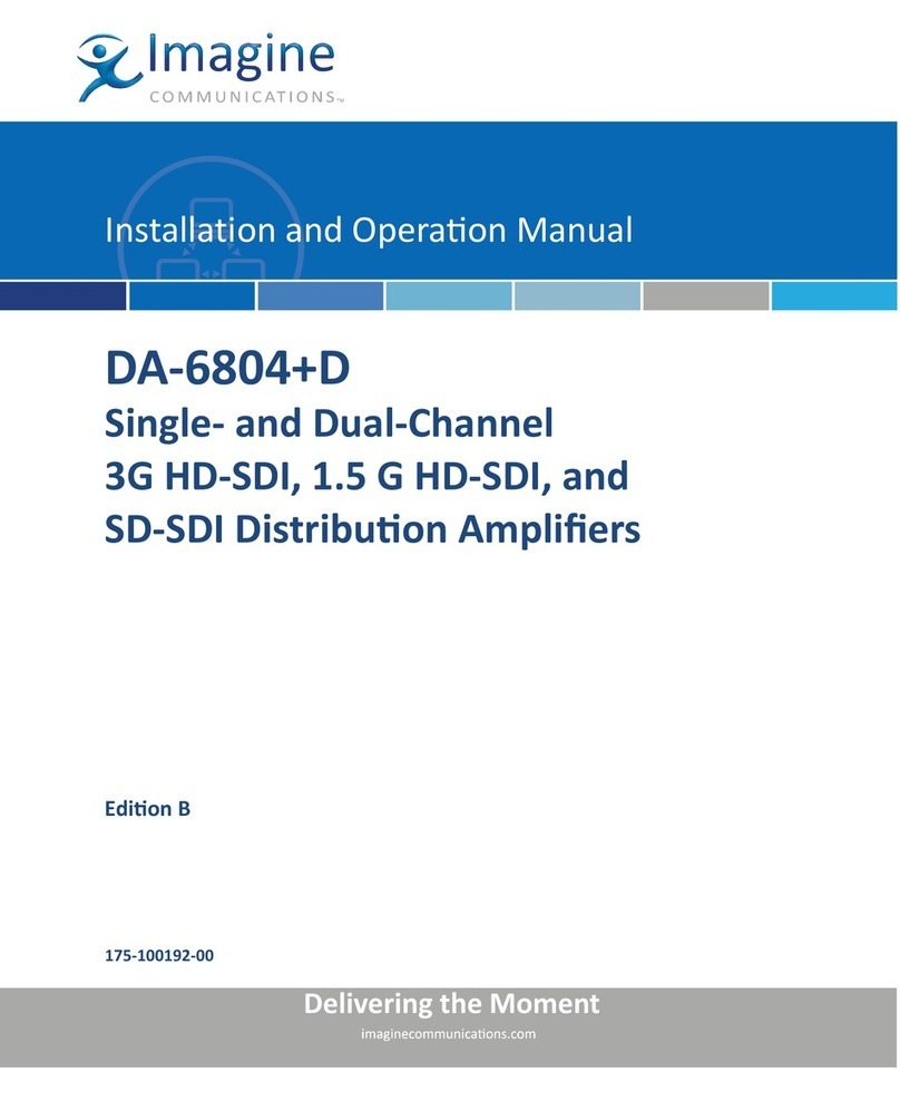 Imagine DA-DSR6804+D Installation and operation manual