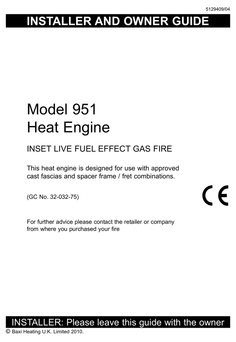 Baxi 951 Instructions for use Baxi 951 Instructions for use