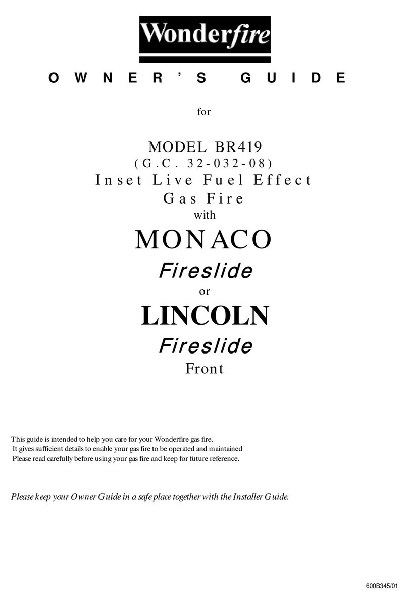 Wonderfire BR419 User manual Wonderfire BR419 User manual
