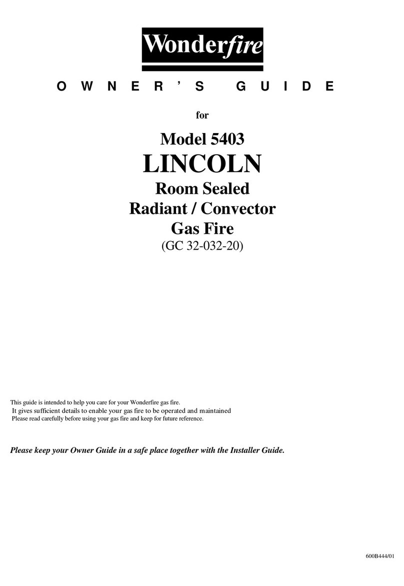 Wonderfire lincoln 5403 User manual