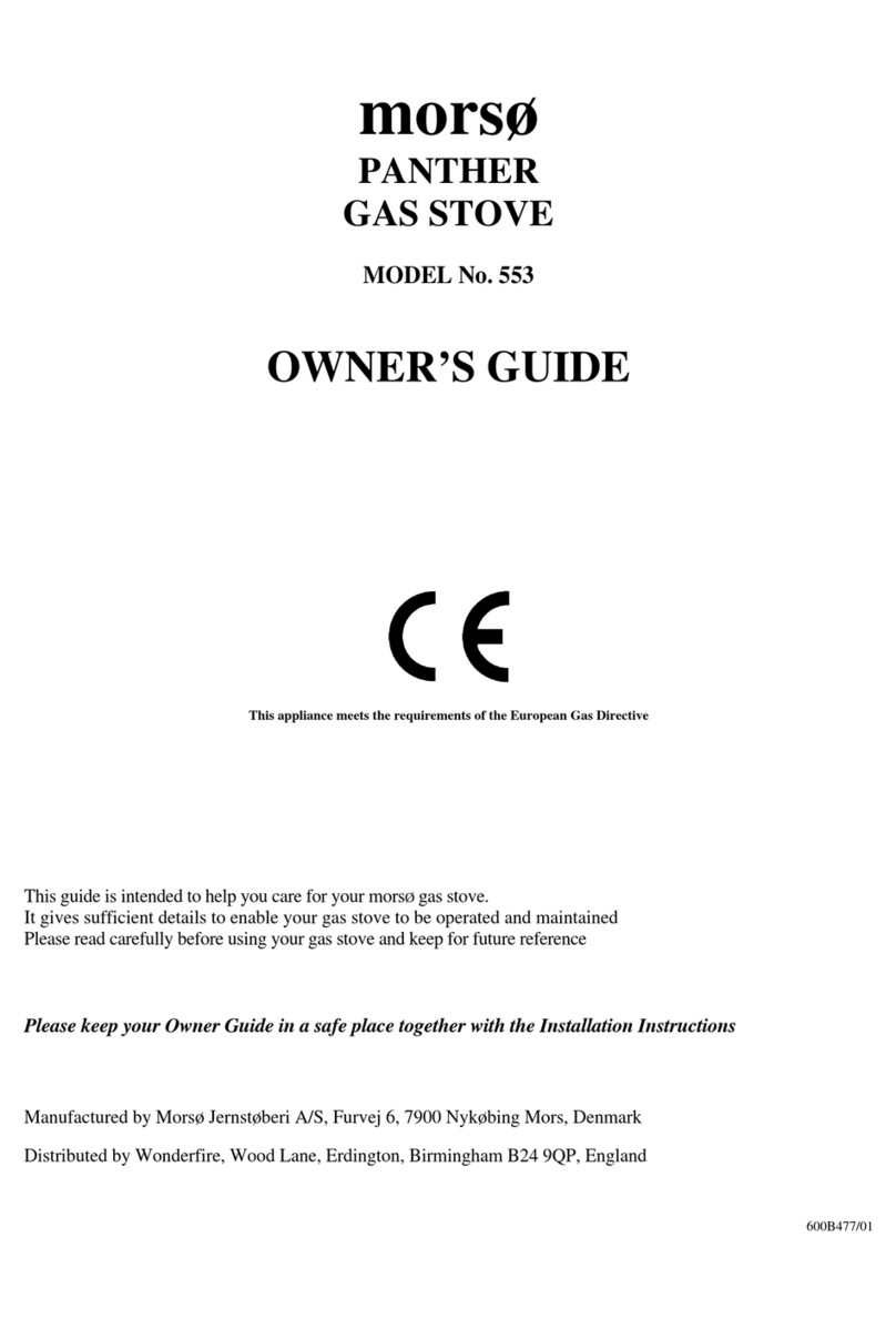 Morso 553 User manual