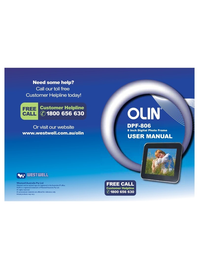 Olin DPF-806 User manual