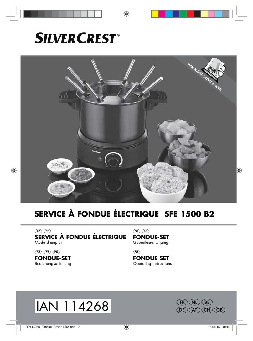 Silvercrest SFE 1500 B2 User manual