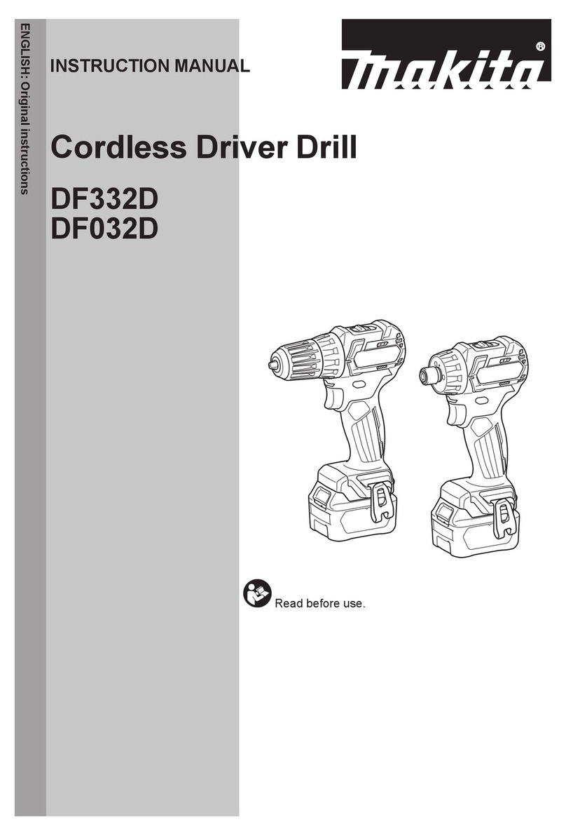 Makita DF332D User manual Makita DF332D User manual