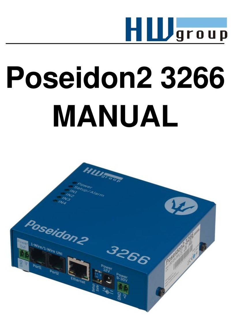 HW Group Poseidon2 3266 manual