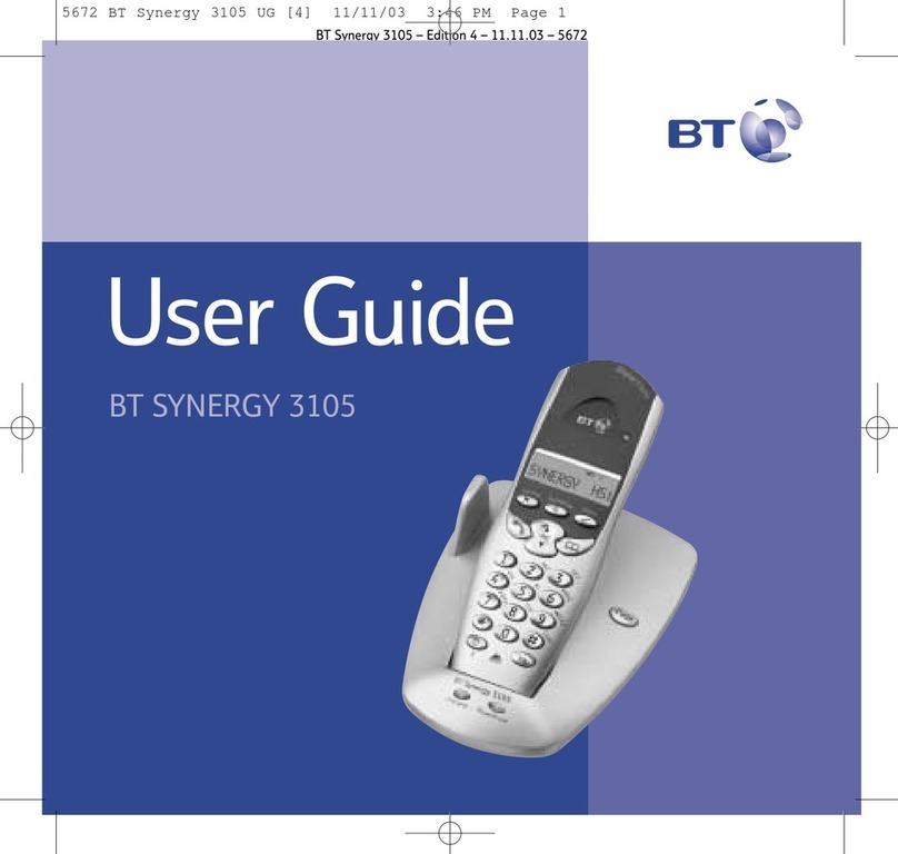 BT SYNERGY 3105 User manual