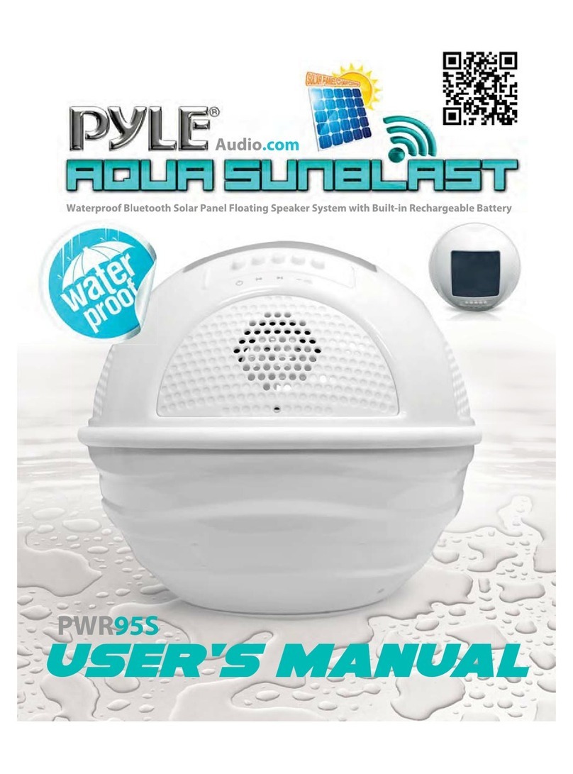 Pyle aqua sunblast PWR95S User manual