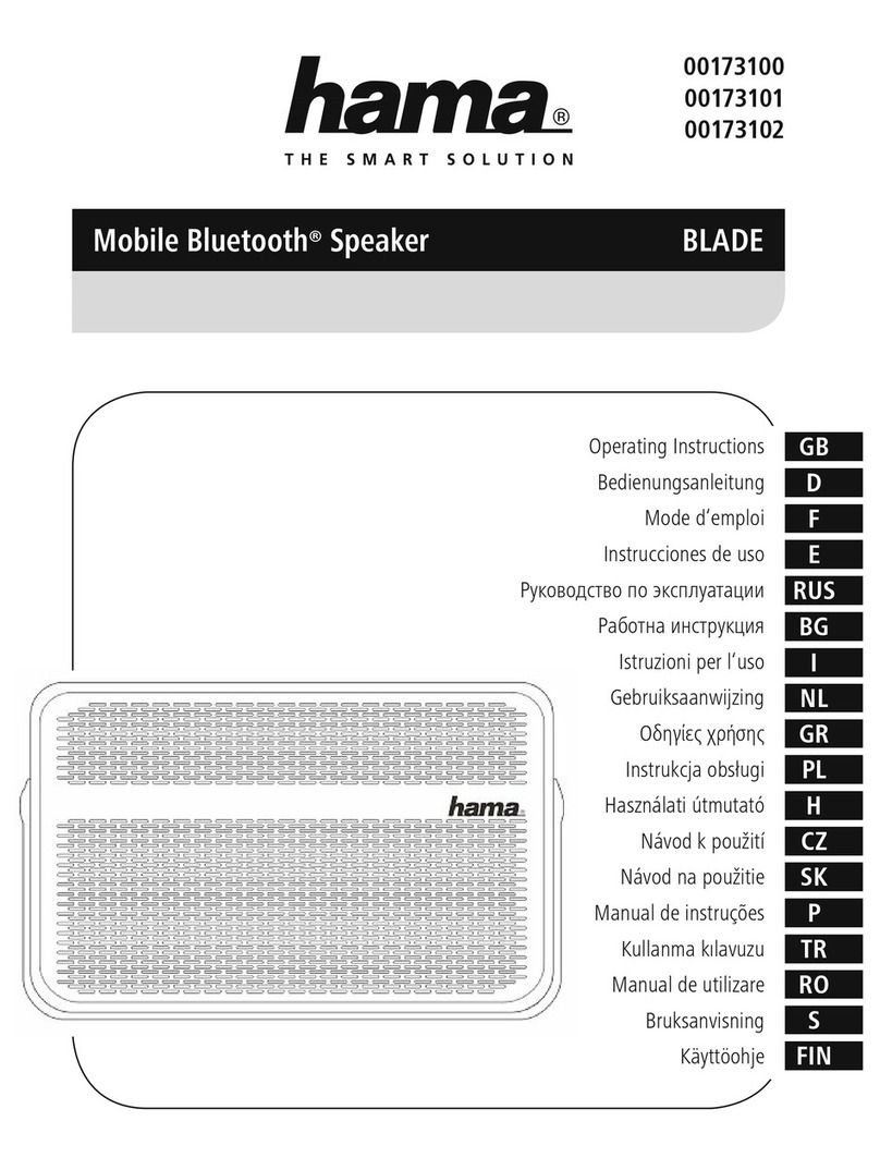 Hama 00173100 operating instructions