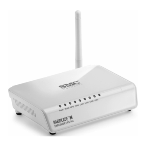 SMC Networks THE BARRICADE SMCWBR14S-N4 Installation guide