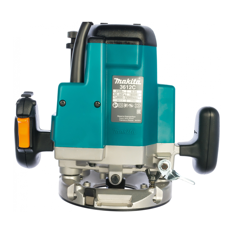 Makita 3612 instruction manual