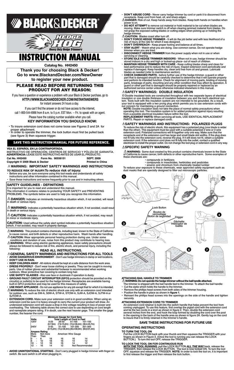 Black & Decker HH2450 instruction manual