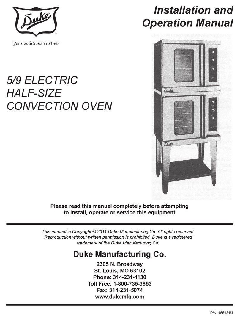 Duke 155131U User manual Duke 155131U User manual