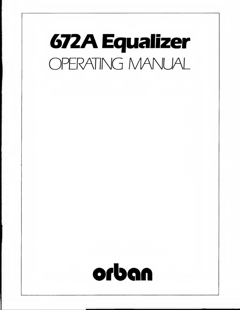 Orban 672A operating manual