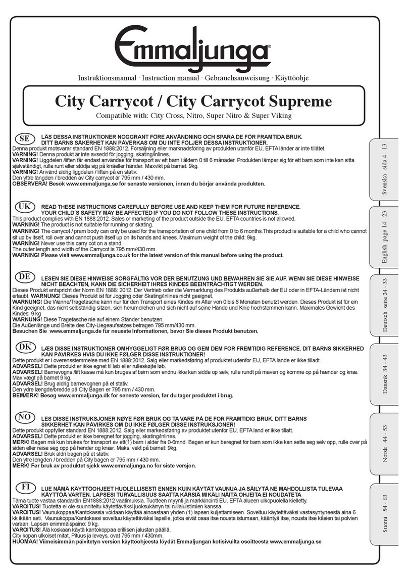 Emmaljunge City Carrycot User manual