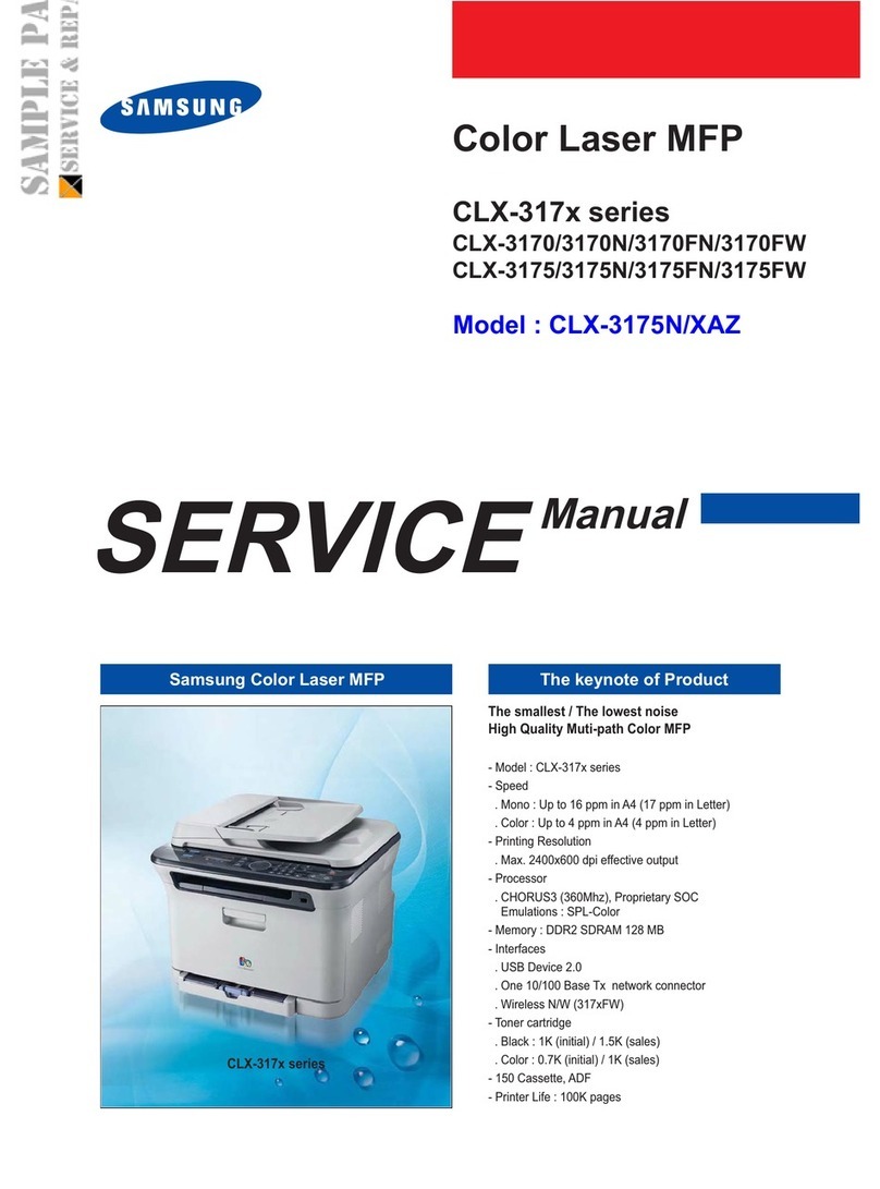 Samsung CLX-3170 User manual
